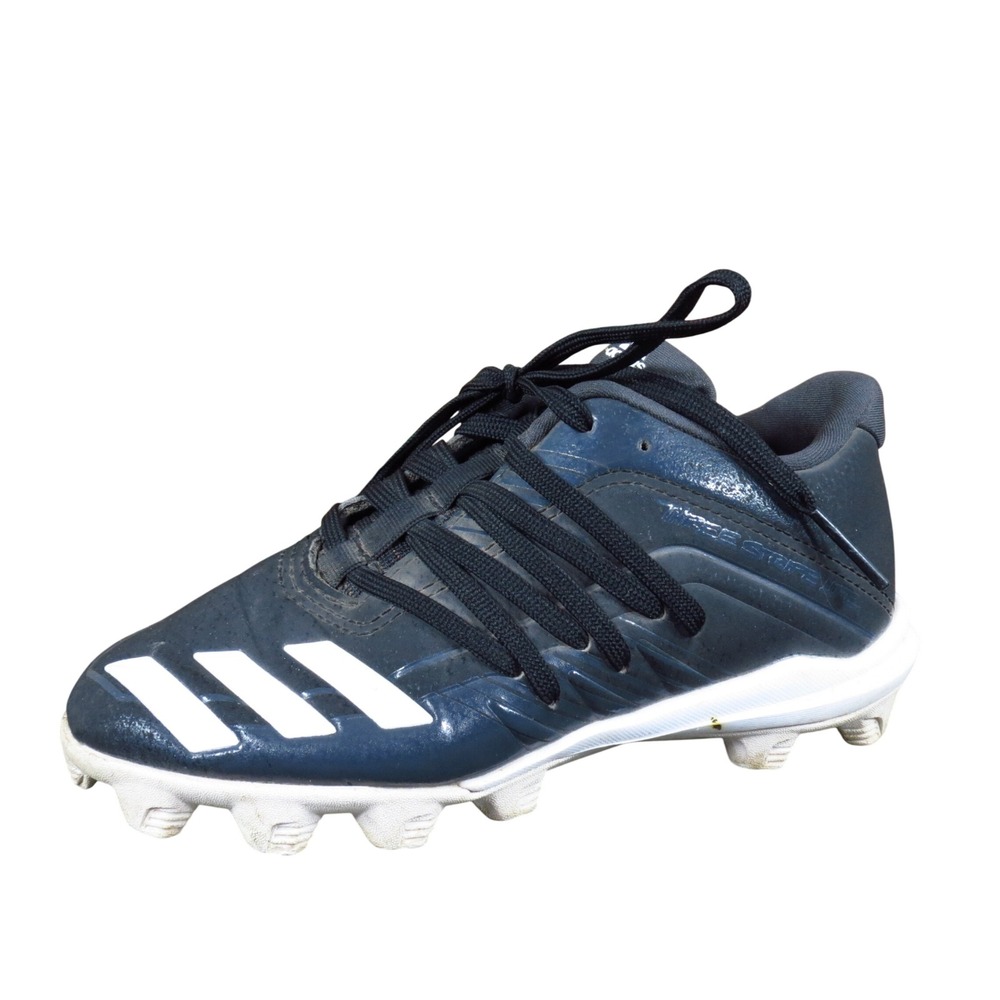 Adidas‎ Afterburner 6 Grail MD Kids Baseball Cleats Size 13K Sport Black White